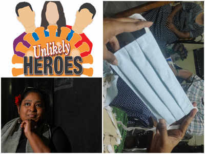 Unlikely Heroes: Women from our Nungambakkam shelter gave away masks for free