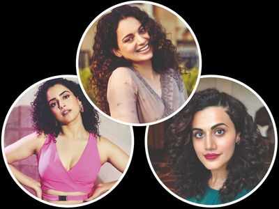 Take a cue from Kangana, Taapsee and Sanya and flaunt those natural curls