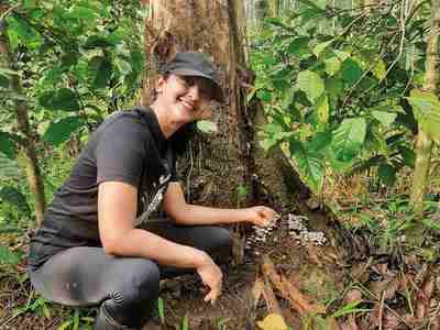 Aindrita Ray's enjoying her lockdown getaway in Malnad, tucked away amid lush greenery