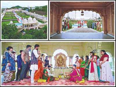 Who will Rajiv marry? That's the big question as a grandiose wedding set is put up for Mangala Gowri Maduve