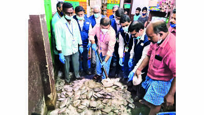 Chennai: 270kg stale fish seized, destroyed; 13 samples sent for toxicity test