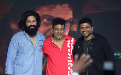 When Shivarajkumar, Puneeth Rajkumar and Yash regaled fans