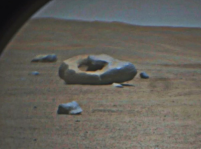 “Doughnut” shaped rock found on Mars by NASA’s rover