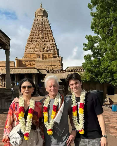 Michael Douglas, Catherine Zeta Jones explore South India