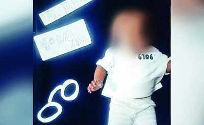 Outrage erupts as parents dress infant as jail inmate with Darshan’s prison number; child rights body demands action